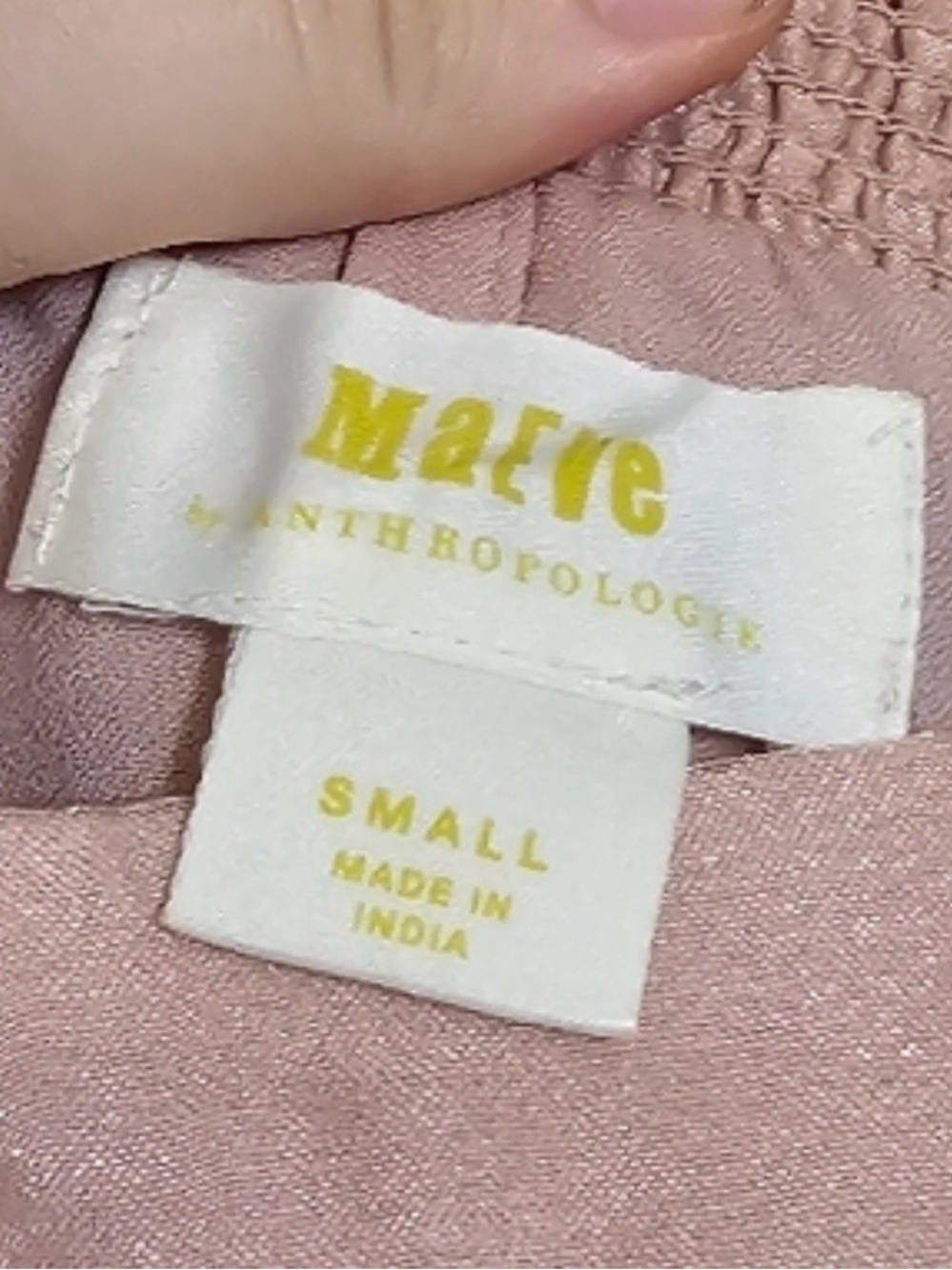 Anthro Maeve Shannon‎ Embroidered Midi Skirt M Pink A-Line Floral NWOT - Picture 12 of 13